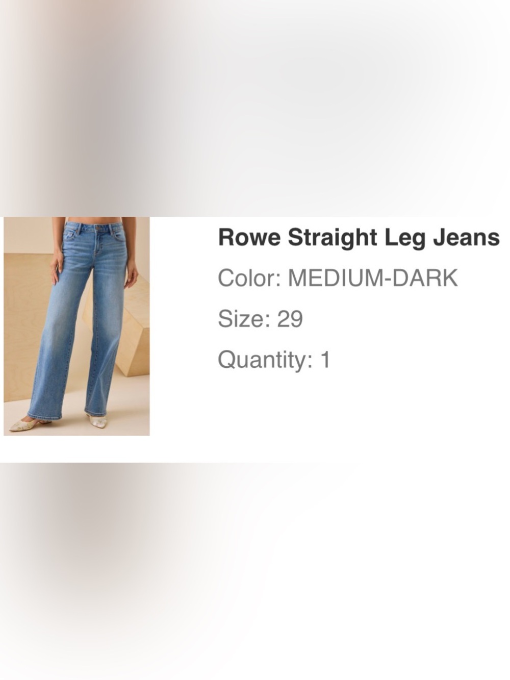Altar'd State Straight Leg Jeans - Picture 4 of 4